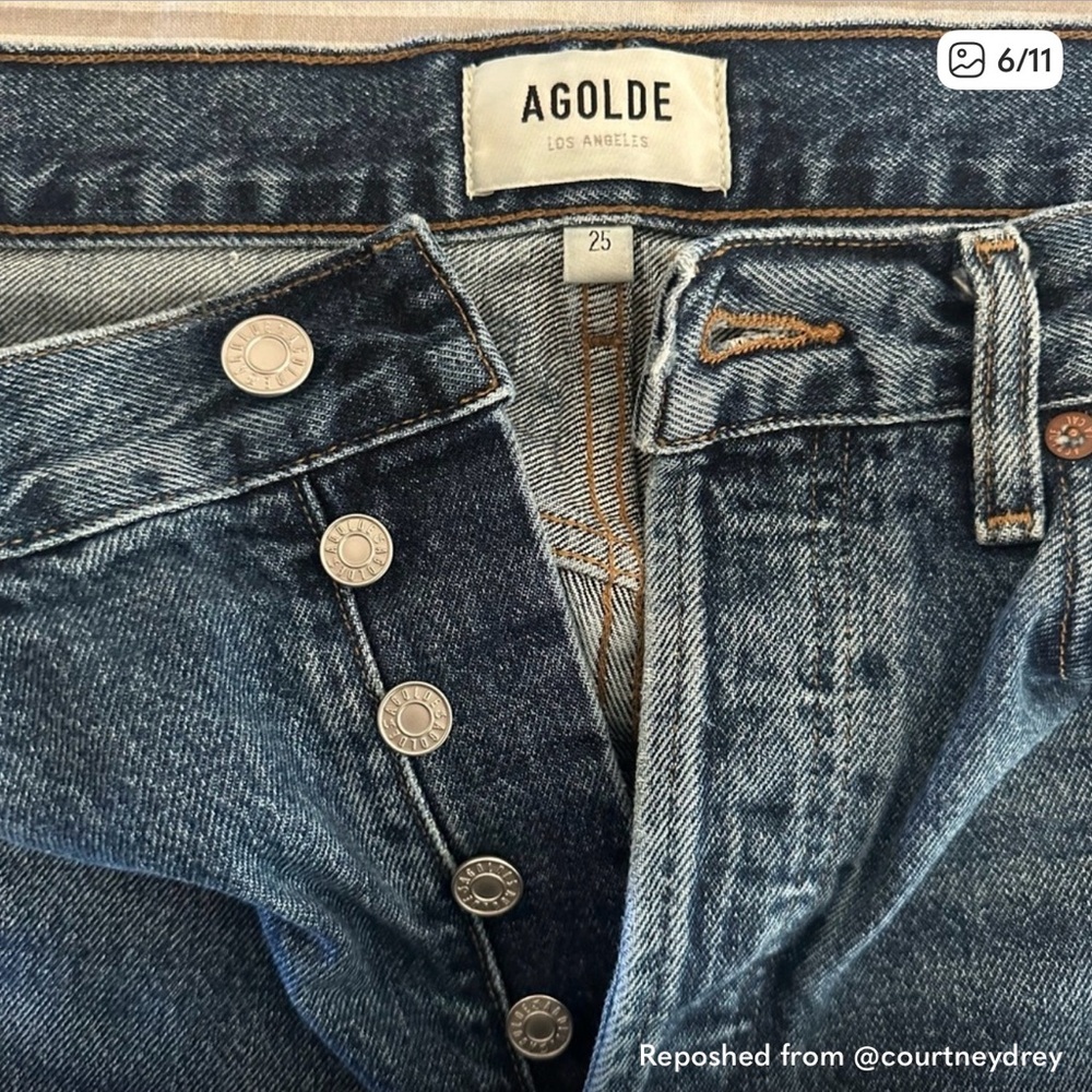 AGOLDE Fran Low Slung Jean - Picture 5 of 7